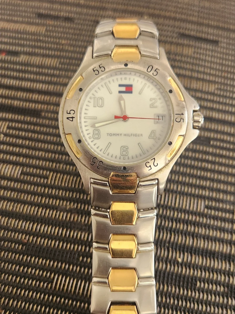 Tommy Hilfiger Men's Two-Tone Stainless Steel Watch - White Dial